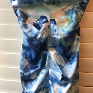 Beautiful floral polyester dress